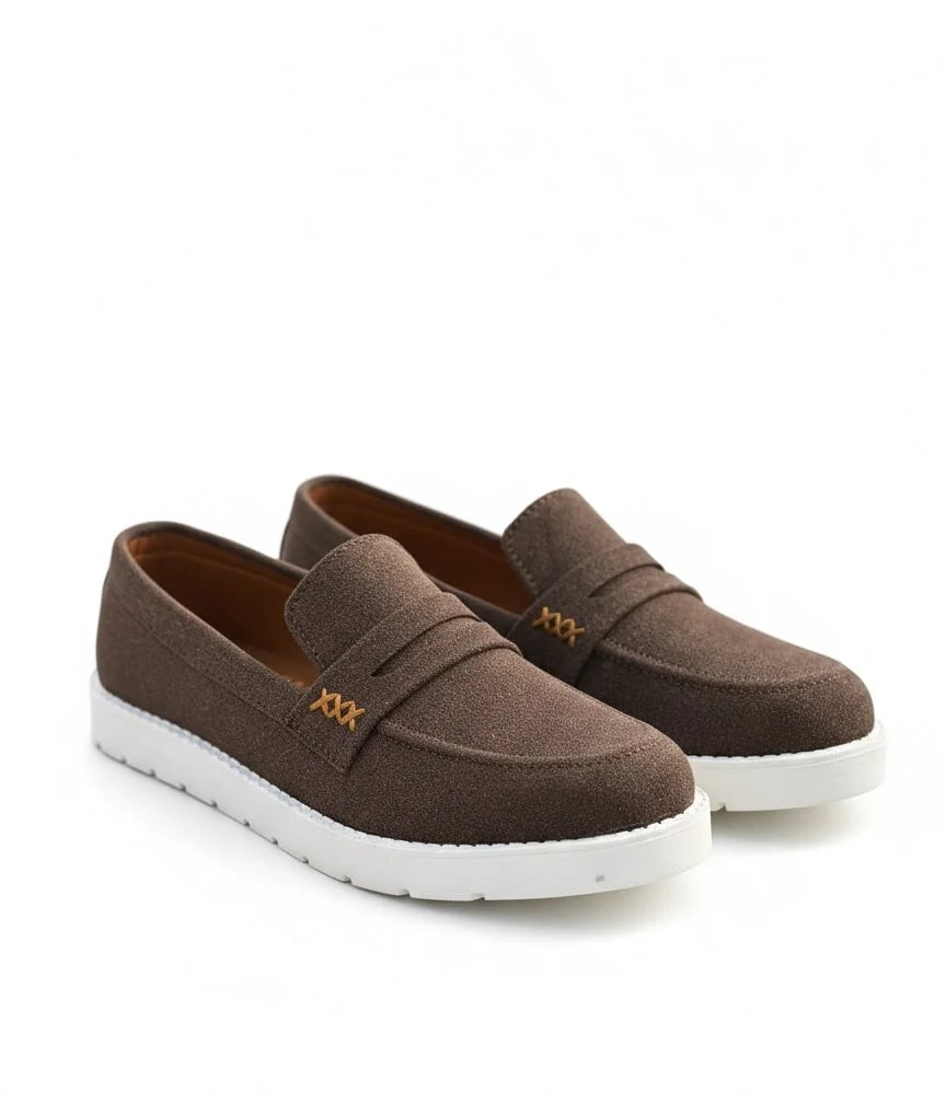 Classic Chunky Suede Loafers By ElvoPk