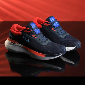 AeroRush Performance Sneakers – Black & Red