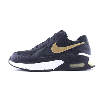 AirMax Luxe Sneakers – Black & Gold