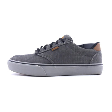 StreetFlex Canvas Sneakers – Charcoal Grey