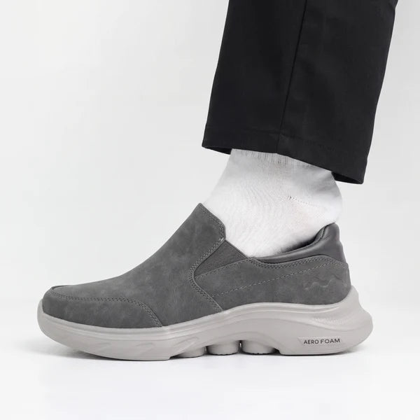 AeroFlex Comfort Slip-On Sneakers – Charcoal Grey