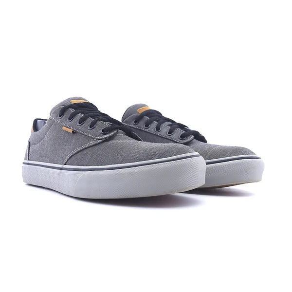StreetFlex Canvas Sneakers – Charcoal Grey
